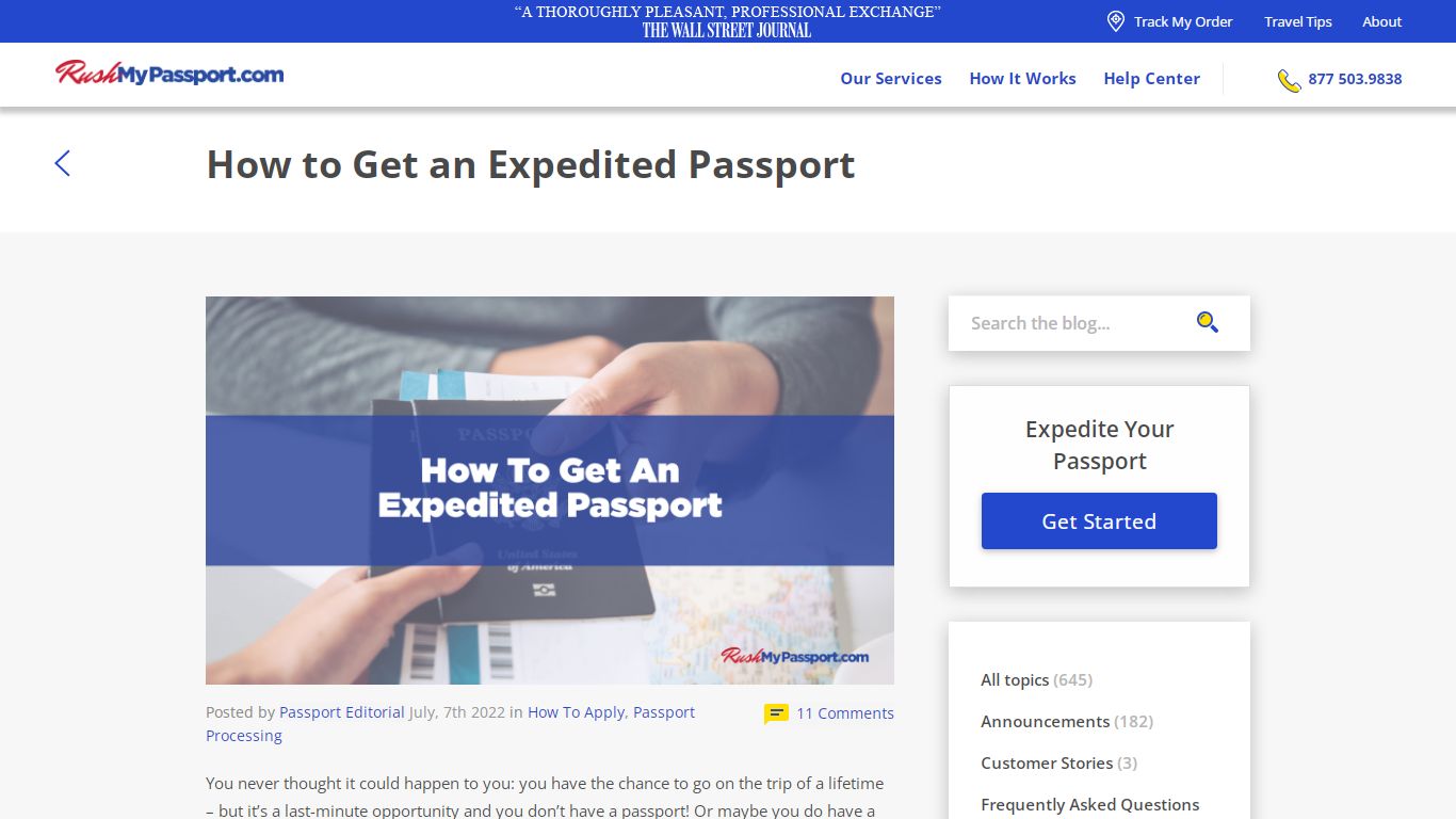 How to Get an Expedited Passport - Rush My Passport